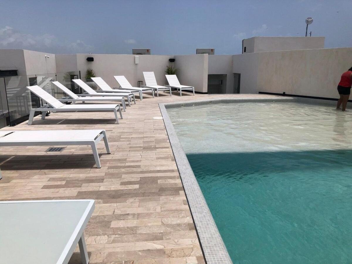 Deluxe Aparment Whit Beach & Ocean View 8 Pax Плая-дель-Кармен Экстерьер фото